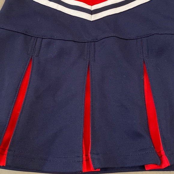 ❌SOLD❌NFL Trams Apparel Patriots Cheer Leader Dress❤️💙❤️ - Picture 7 of 10